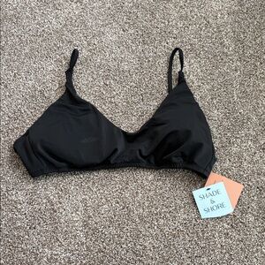 Shade & Shore Elegant Black Bikini Top